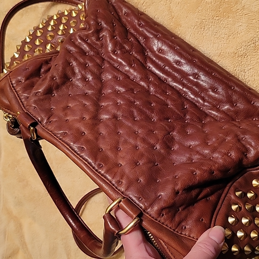 EUC Rebecca Minkoff satchel in excellent condition! Has a cheetah print interior - Picture 5 of 10